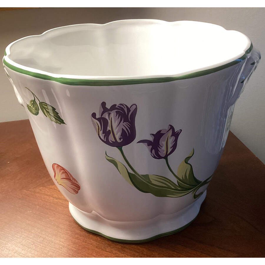 Tiffany Petals Handled Cachepot by Tiffany-1