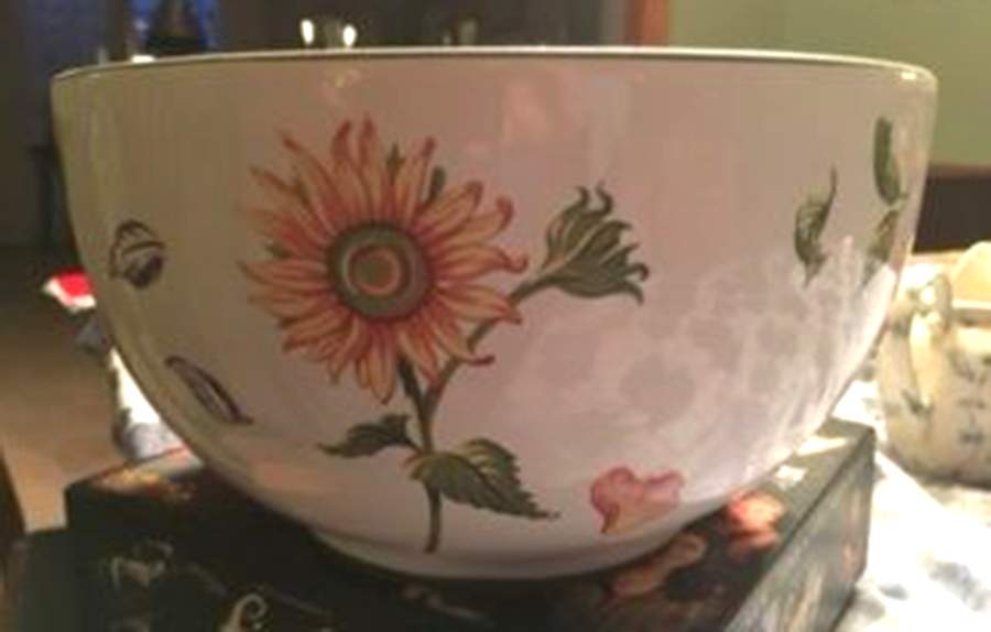 Tiffany Petals 11" Large Salad Serving Bowl by Tiffany-1