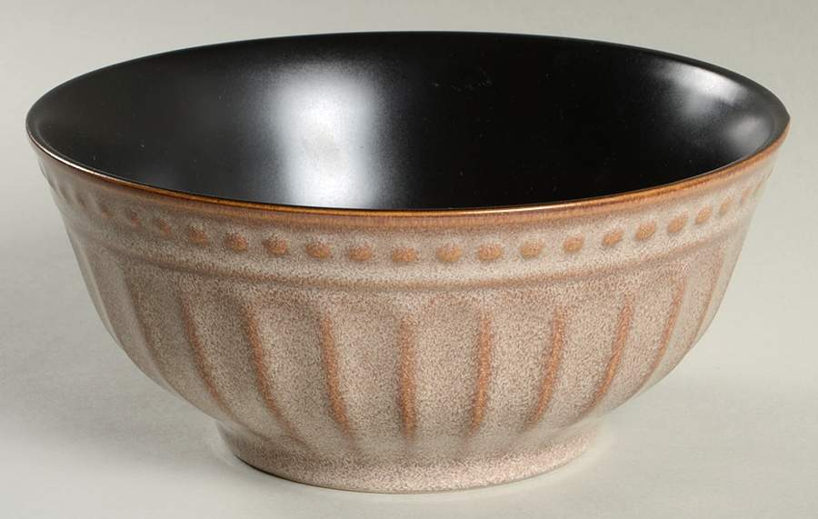 Beads Taupe Soup/Cereal Bowl by Tabletops Unlimited-1
