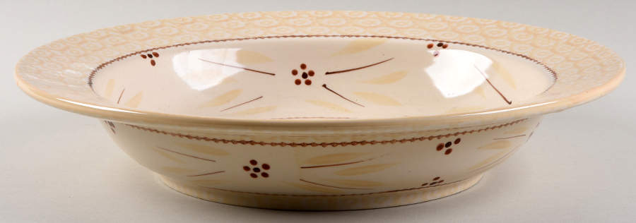 Old World Cream 12" Pasta Serving Bowl by Temp-Tations-1