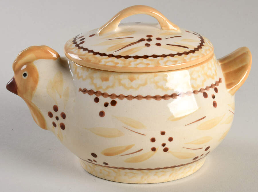 Old World Cream Individual Casserole & Lid by Temp-Tations-1