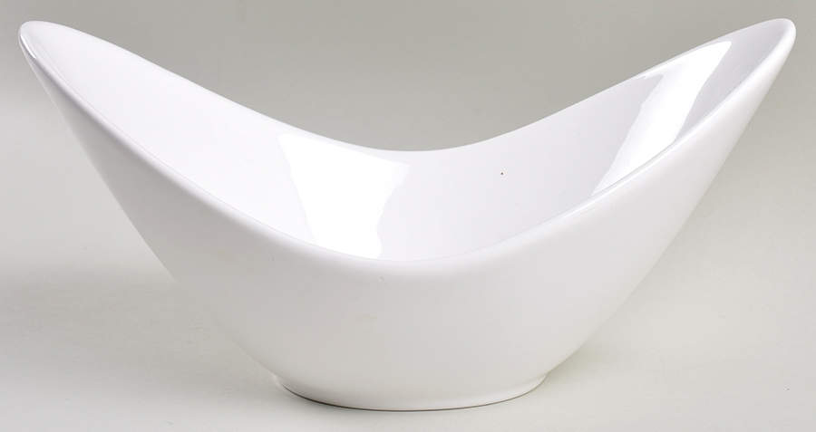 TPA3 (Porcelain Ceramic) 10" Oval Vegetable Bowl by The Palm Restaurant-1