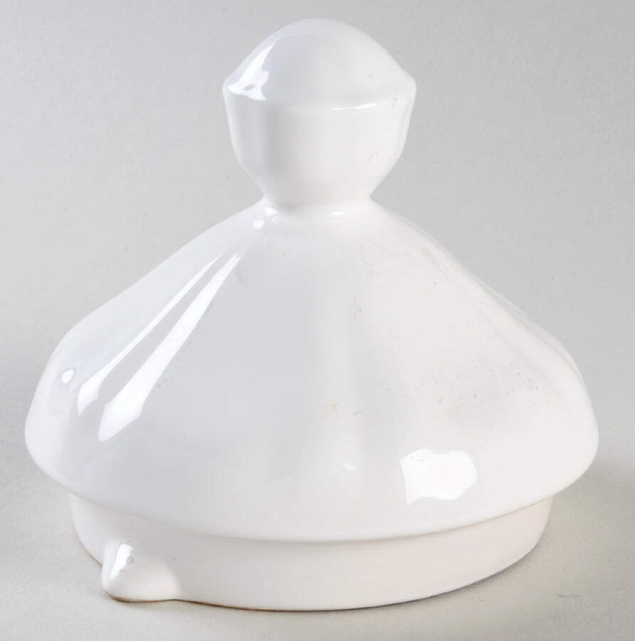 TPA3 (Porcelain Ceramic) Lid for Teapot by The Palm Restaurant-1