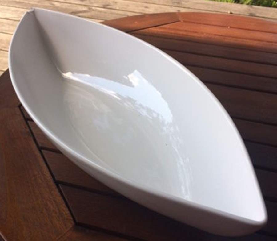 TPA3 (Porcelain Ceramic) 20" Oval Vegetable Bowl by The Palm Restaurant-1