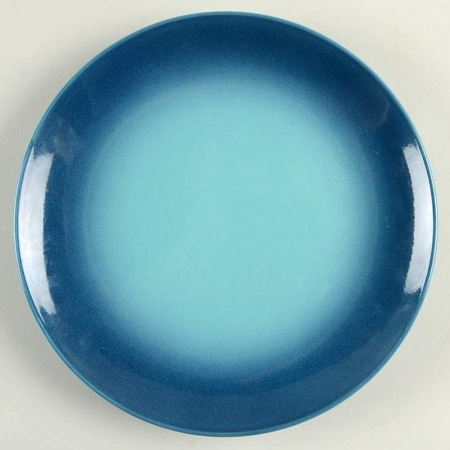 Ombre Blue Salad Plate by Tabletops Unlimited-1