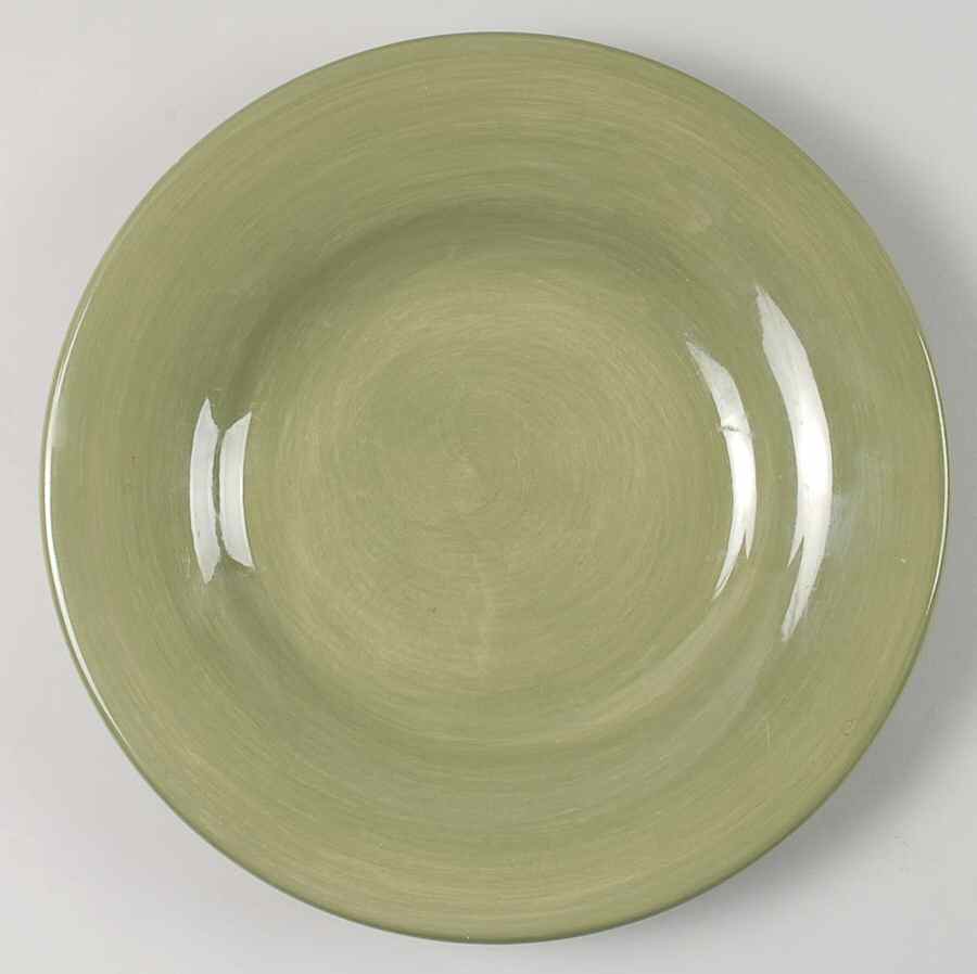 Espana Medium Green Dinner Plate by Tabletops Unlimited-1