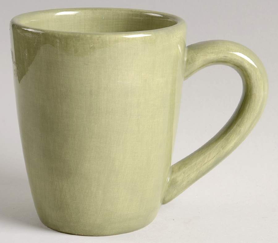 Espana Medium Green Mug by Tabletops Unlimited-1
