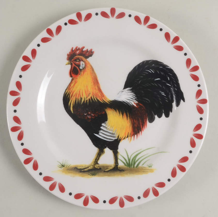 Rooster Salad Plate by Todays Home-1