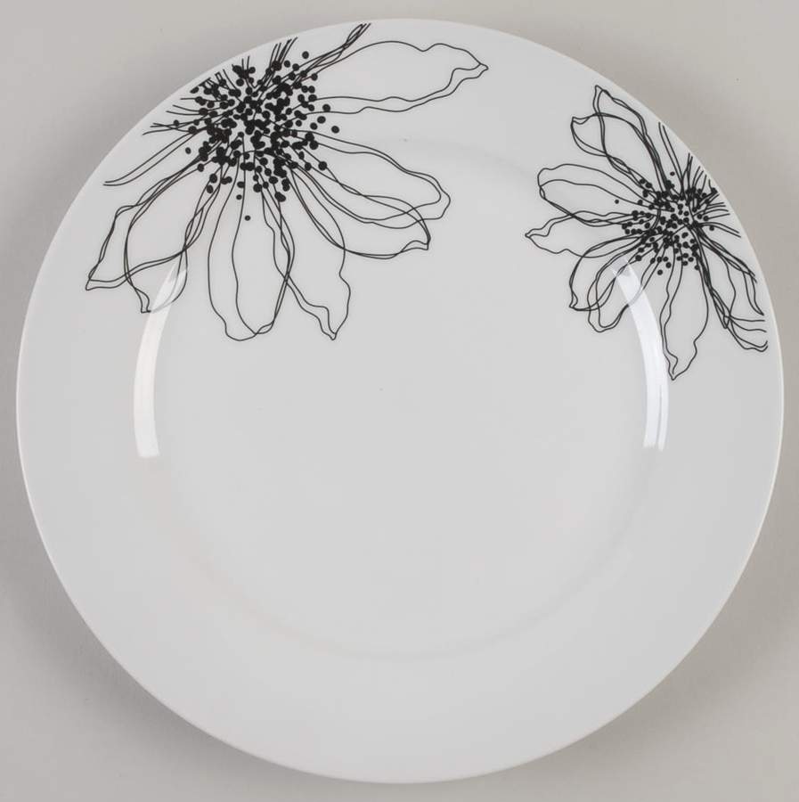 Flortenia Dinner Plate by Ten Strawberry Street-1