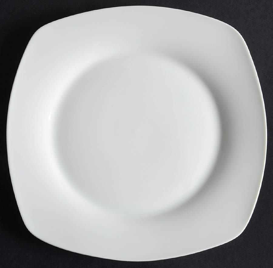 Simply White (Square) Salad Plate by Ten Strawberry Street-1