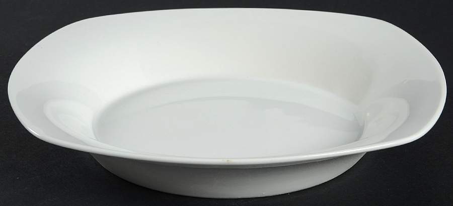 Simply White (Square) Soup/Cereal Bowl by Ten Strawberry Street-1