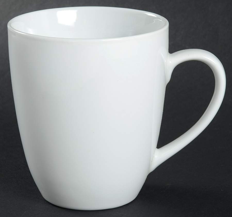 Simply White (Square) Mug by Ten Strawberry Street-1