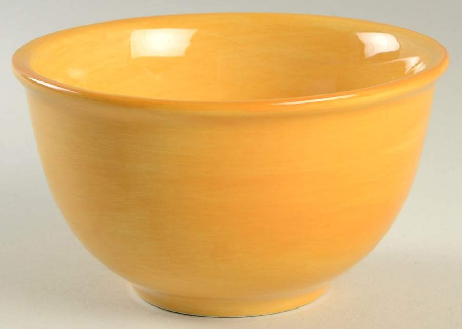 Salute Butter (Dark Yellow) Soup/Cereal Bowl by Tabletops Unlimited-1