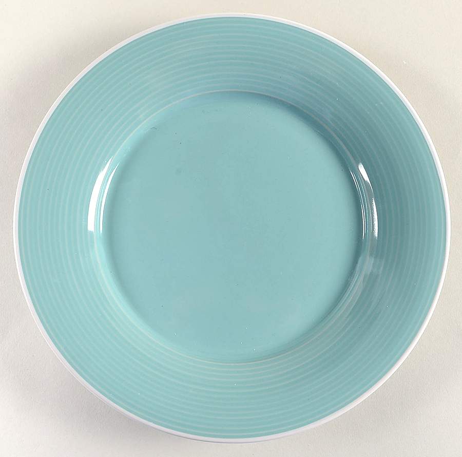 Colorblock Blue Salad Plate by Tabletops Unlimited-1