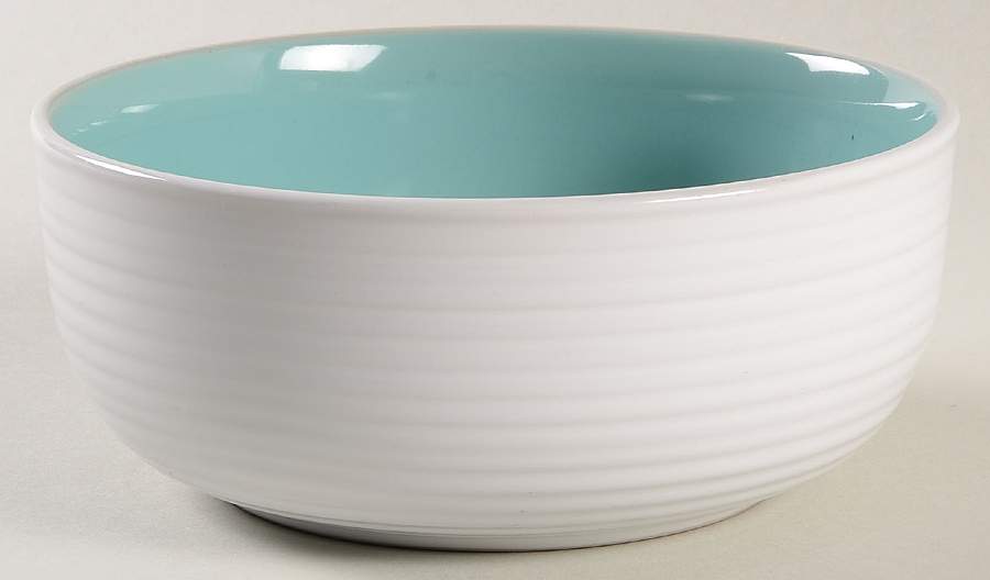 Colorblock Blue Soup/Cereal Bowl by Tabletops Unlimited-1