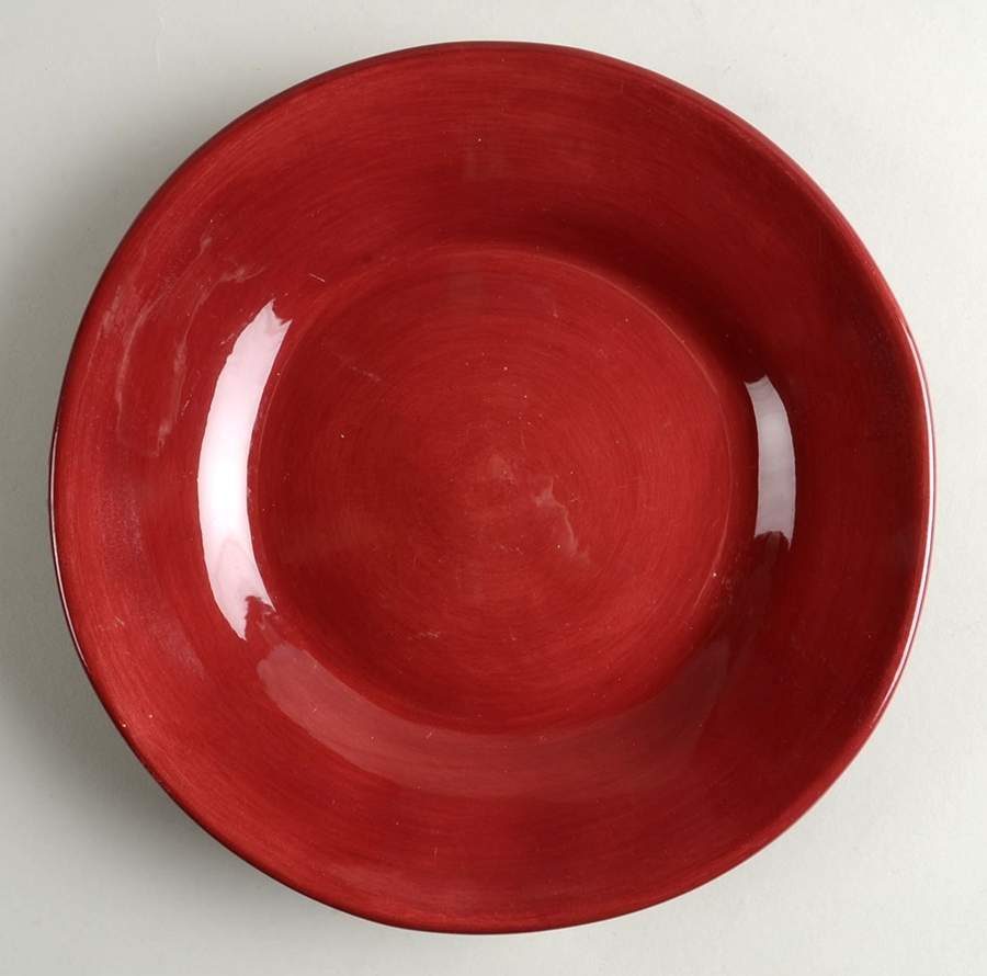 Napoli Red Salad Plate by Tabletops Unlimited-1