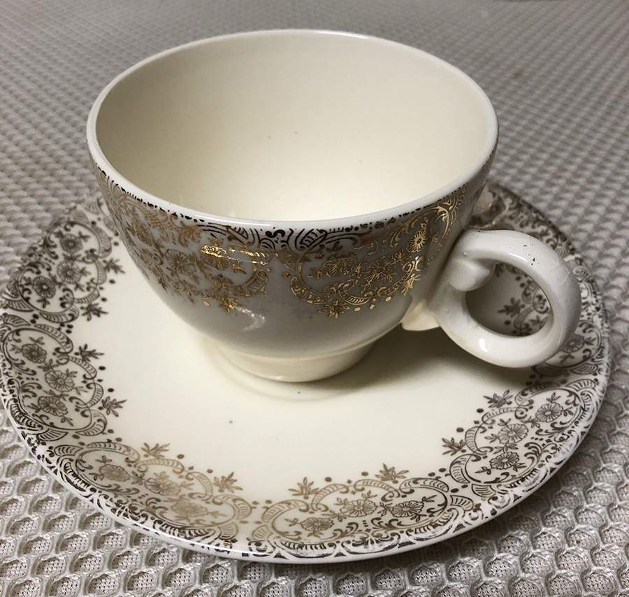 TST1014 Flat Cup & Saucer Set by Taylor, Smith & Taylor (Ts&T)-1
