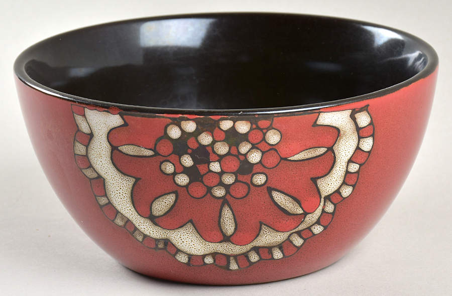 Beads Reactive Hibiscus Soup/Cereal Bowl by Tabletops Unlimited-1