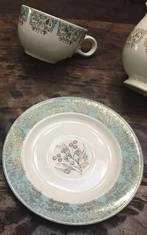 TST769 Flat Cup & Saucer Set by Taylor, Smith & Taylor (Ts&T)-1