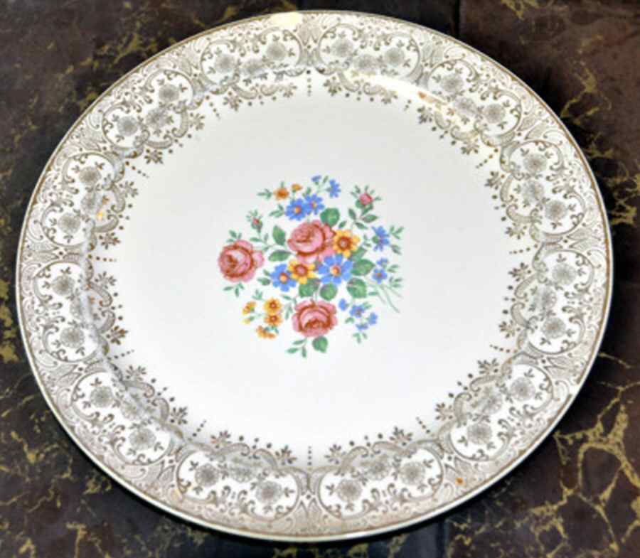 TST1017 Dinner Plate by Taylor, Smith & Taylor (Ts&T)-1