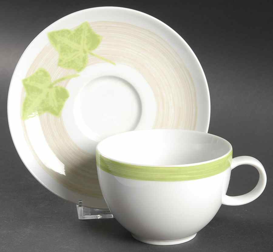 Ivy1 Flat Cup & Saucer Set by Thomas-1