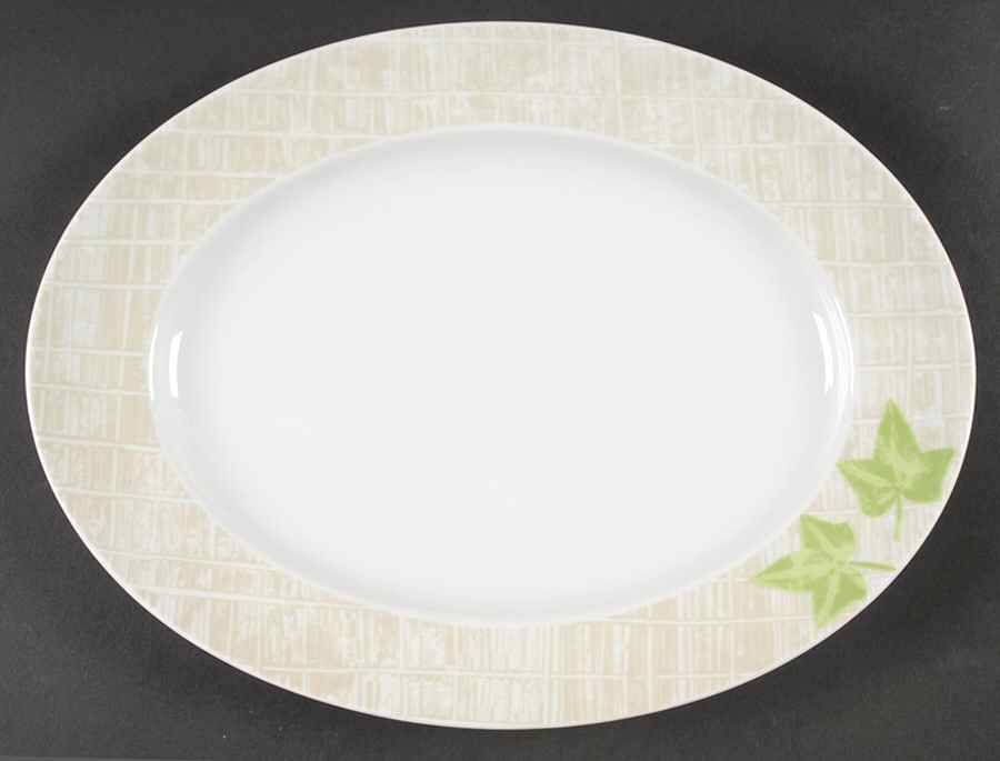 Ivy1 12" Oval Serving Platter by Thomas-1