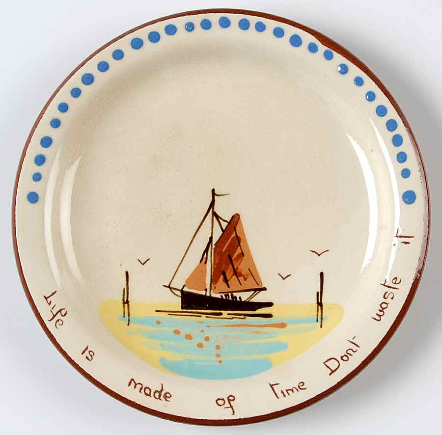 TQY3 Bread & Butter Plate by Torquay Pottery-1