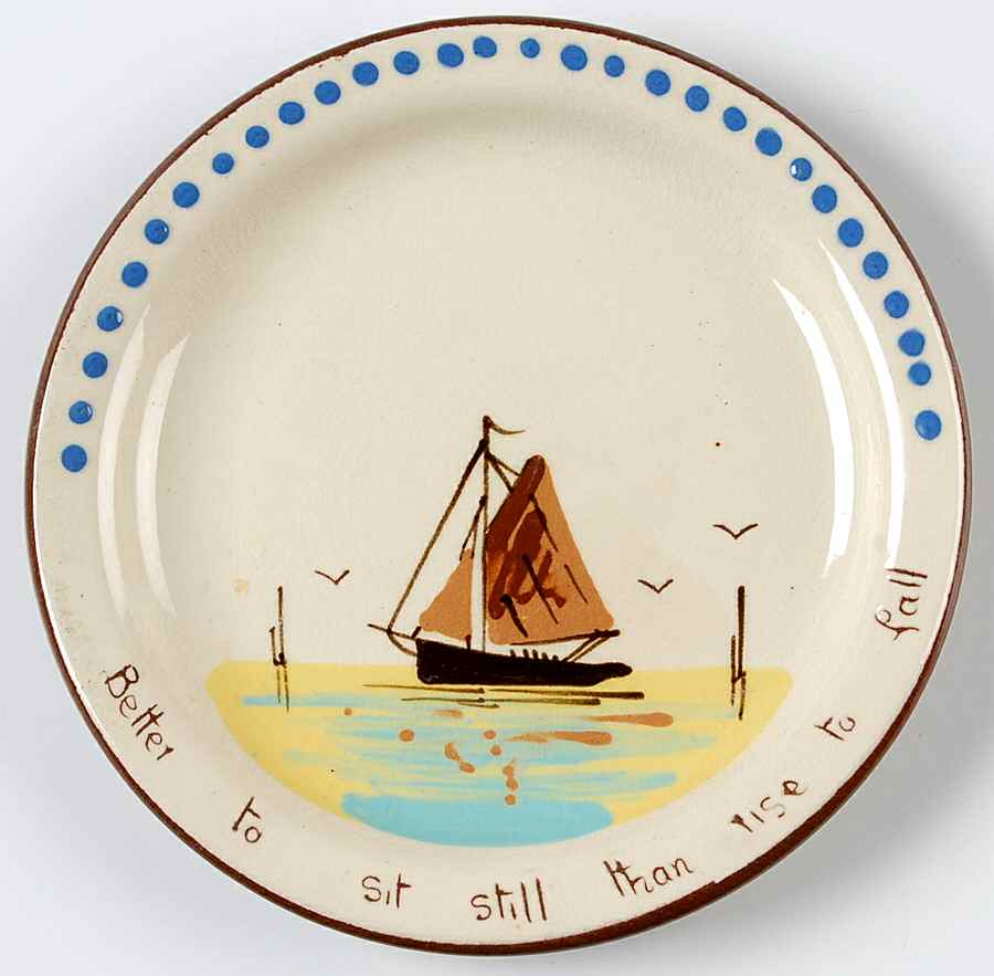 TQY3 Bread & Butter Plate by Torquay Pottery-1