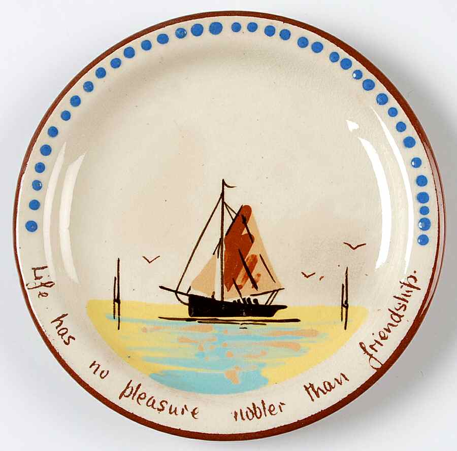 TQY3 Bread & Butter Plate by Torquay Pottery-1