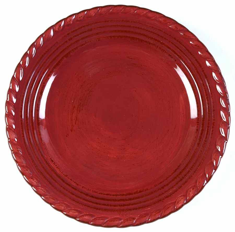 Lucca Red Salad Plate by Tabletops Unlimited-1