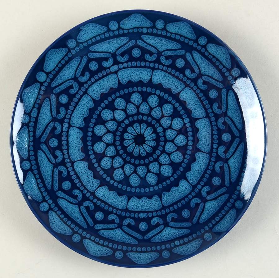 Morocco Blue Salad Plate by Tabletops Unlimited-1