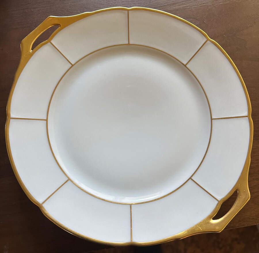 694 Handled Cake Plate by Thomas-1
