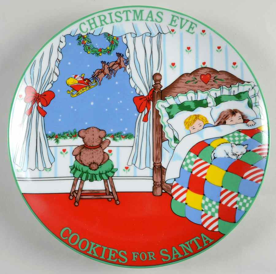 Cookies for Santa Show Or Decorative Plate (Charger) by Tienshan-1