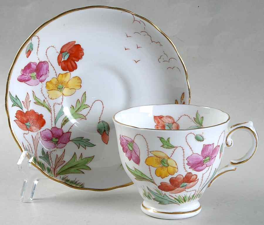 C9566 Footed Cup & Saucer Set by Tuscan - Royal Tuscan-1