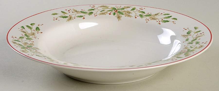 Classic Tidings Rim Soup Bowl by Target-1