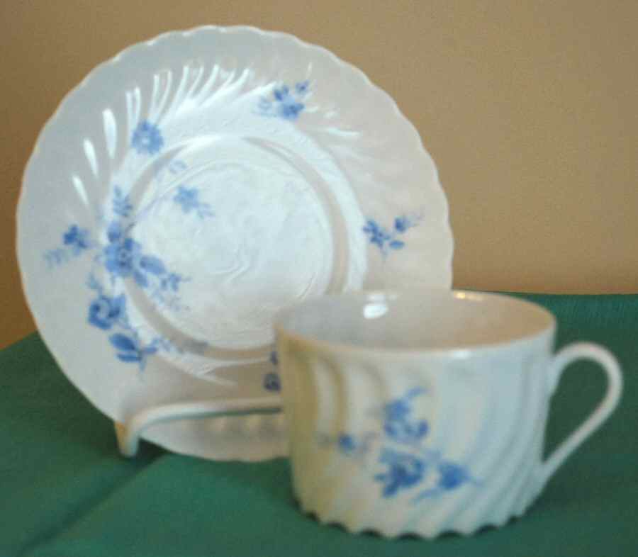 Symphonie Flat Demitasse Cup & Saucer Set by Tharaud-1
