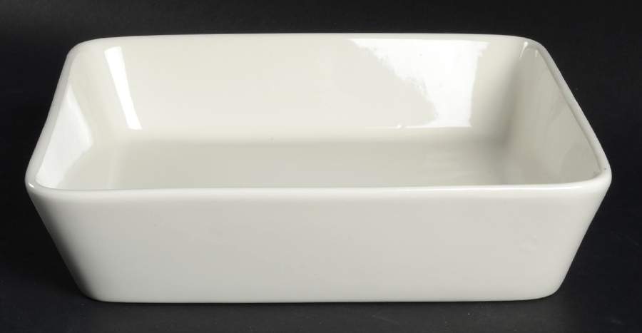 Nova White 9" Square Baker by Ten Strawberry Street-1