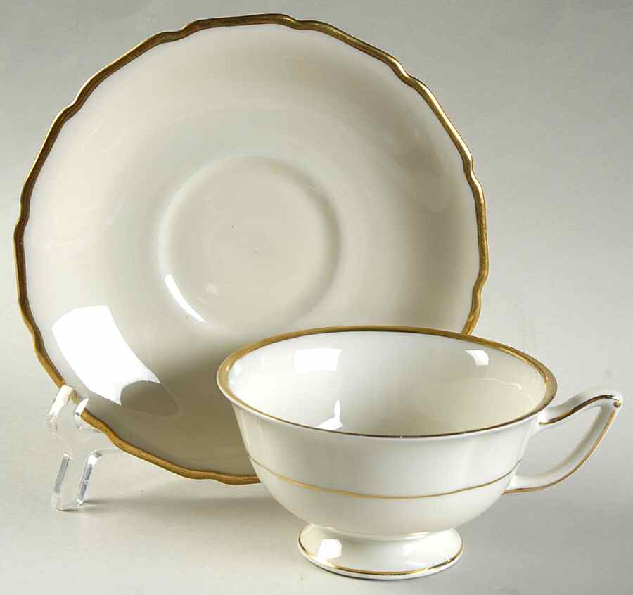 01300 Footed Cup & Saucer Set by Thomas-1