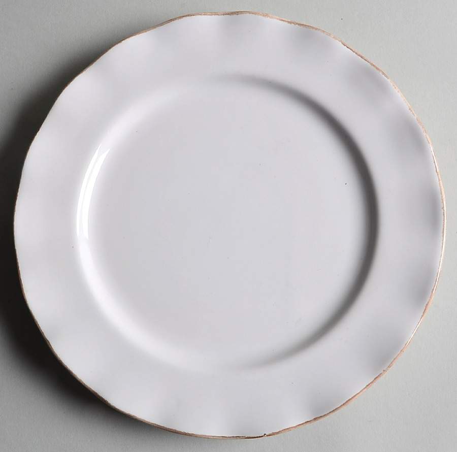 Belle Cream Salad Plate by Tabletops Unlimited-1