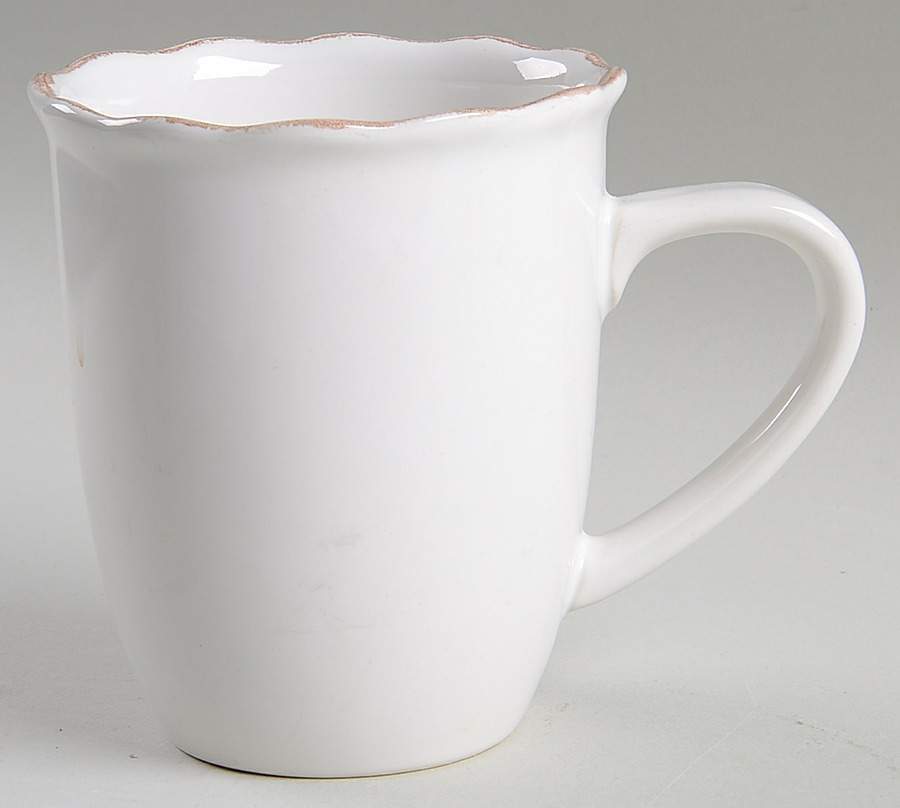Belle Cream Mug by Tabletops Unlimited-1