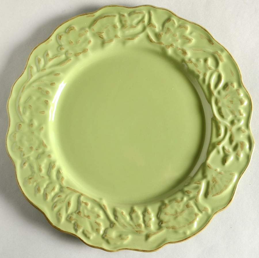 Charlotte Chartreuse Salad Plate by Tabletops Unlimited-1
