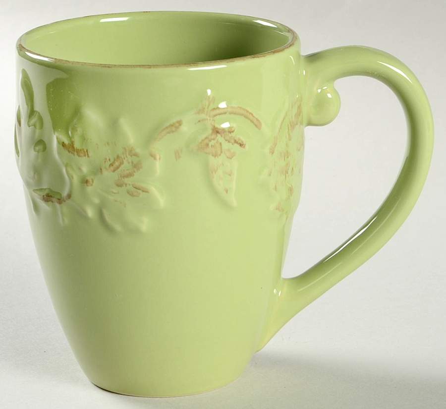 Charlotte Chartreuse Mug by Tabletops Unlimited-1