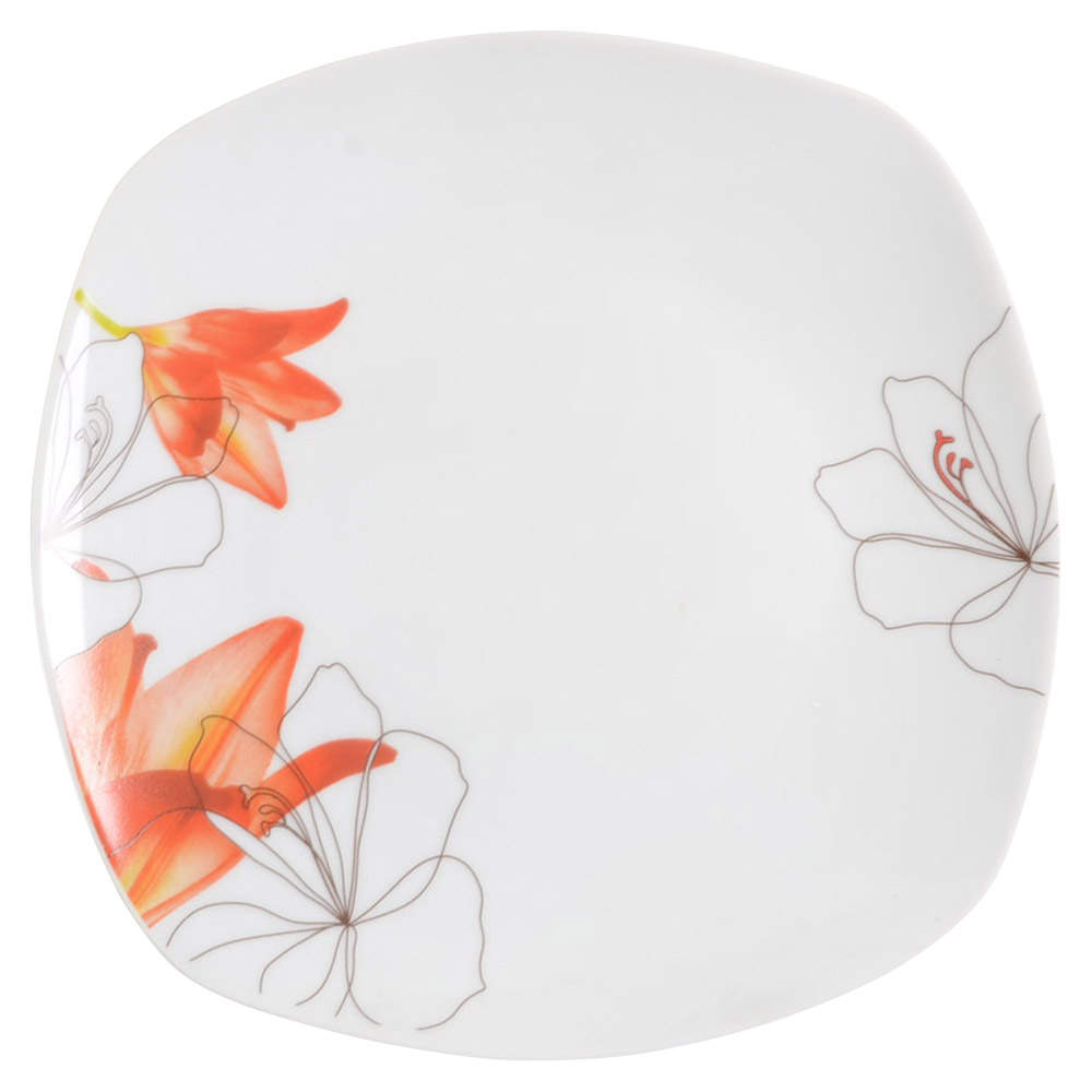 Lily Square Salad Plate by Tabletops Unlimited-1