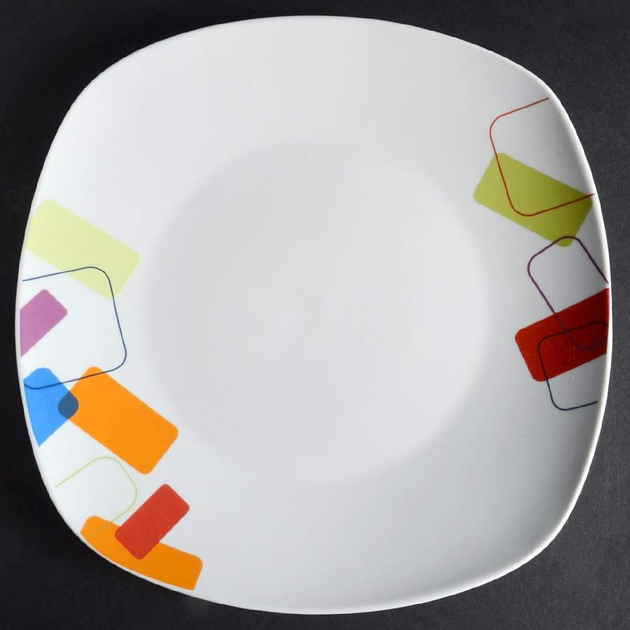 Soho Square Dinner Plate by Tabletops Unlimited-1