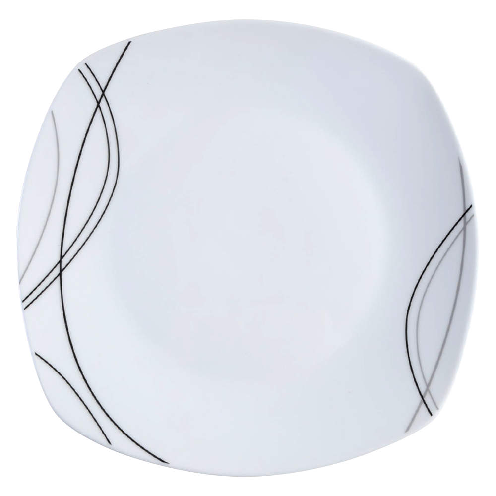Alec Square Dinner Plate by Tabletops Unlimited-1