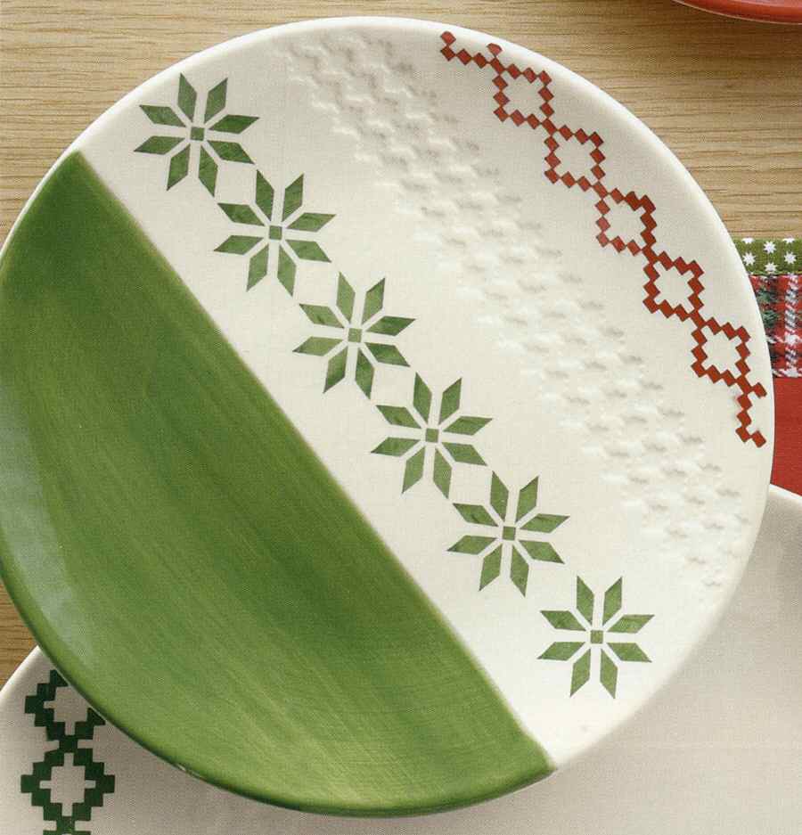 Nordic Winter Luncheon Plate by Tag Ltd-1
