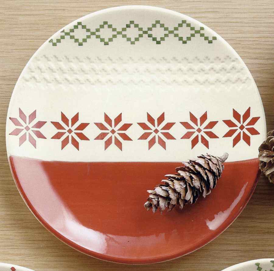 Nordic Winter Luncheon Plate by Tag Ltd-1