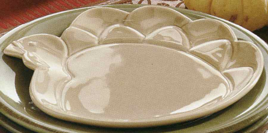 Turkey Day Tan Appetizer Plate by Tag Ltd-1