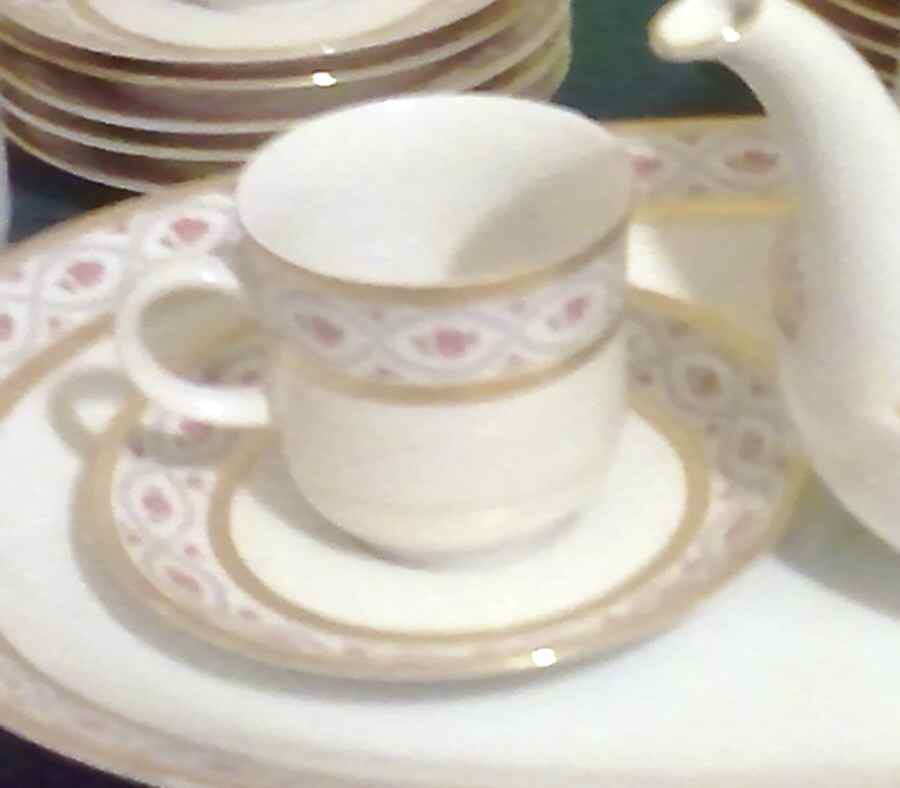 TIR636 Flat Cup & Saucer Set by Tirschenreuth-1