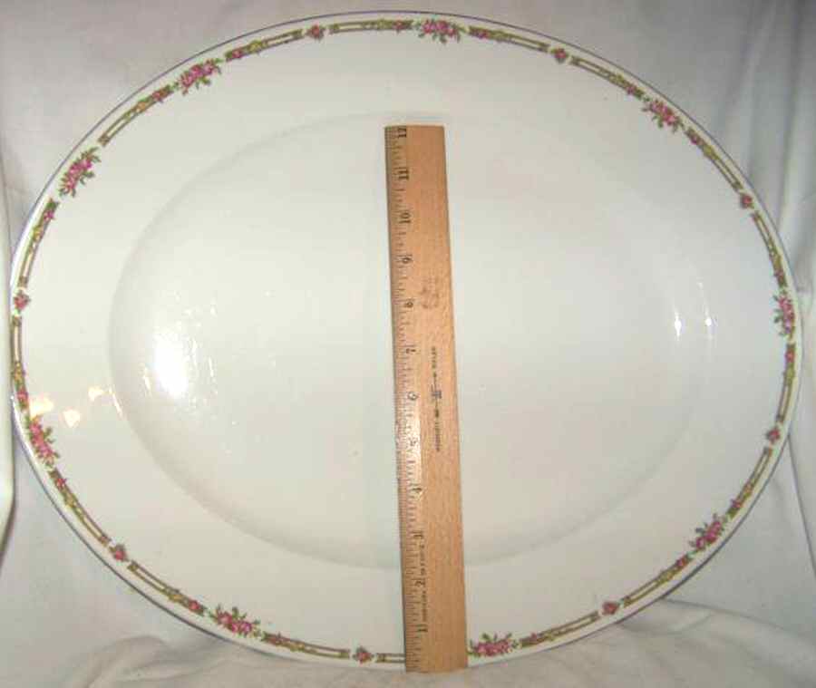 TRV43-A 16" Oval Serving Platter by Tressemanes & Vogt-1